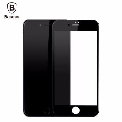 Скрийн протектори Скрийн протектори за Apple Iphone Скрийн протектор от закалено стъкло 3D Full Cover Оригинален BASEUS за Apple iPhone 7 4.7 / Apple iPhone 8 4.7 / Apple iPhone SE2 2020 / Apple iPhone SE3 2022 черен кант